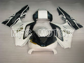 Carénage ABS injecté Triumph Daytona 675 2006-2008 - Style usine - Noir Blanc - MFS4196